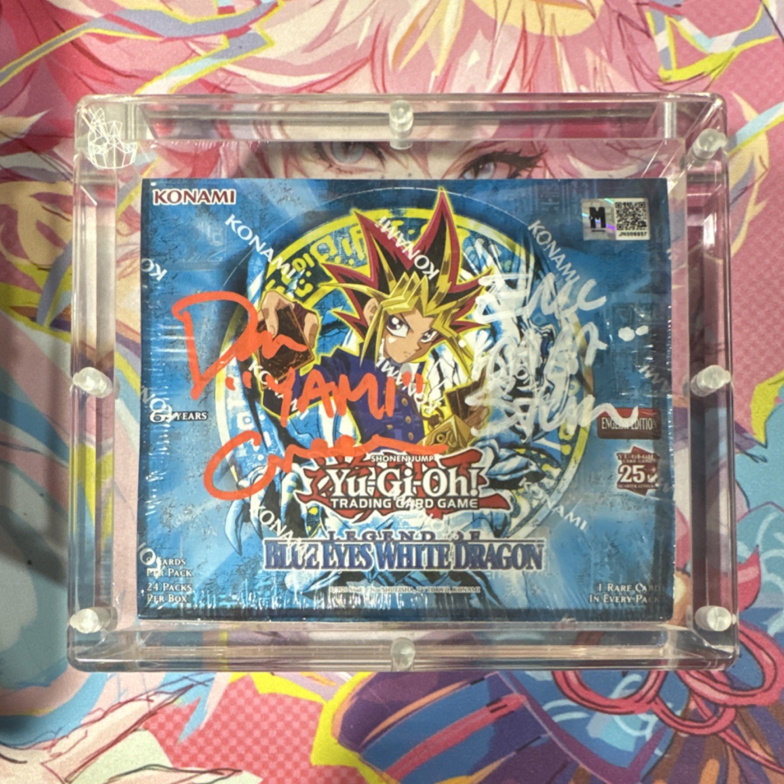 Konami Yu-Gi-Oh! Legend of Blue Eyes White Dragon 25th Anniversary Autographed …
