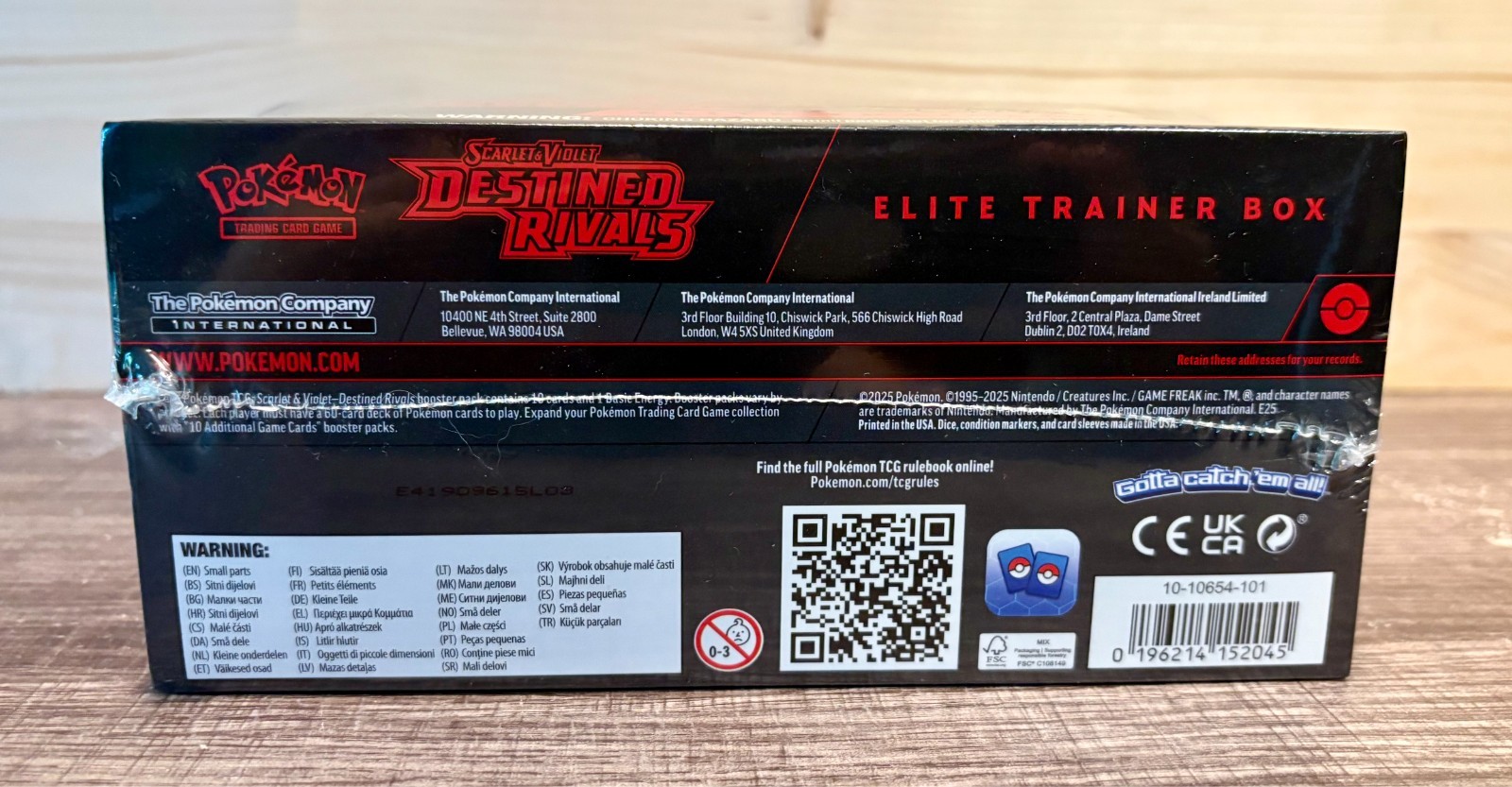 Pokémon Scarlet & Violet Destined Rivals ETB Elite Trainer Box New Sealed!
