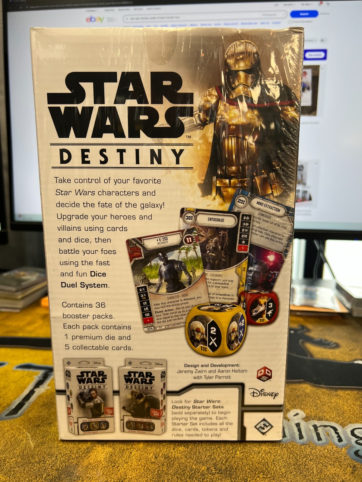 FFG SEALED Star Wars Destiny Convergence Booster Box!!