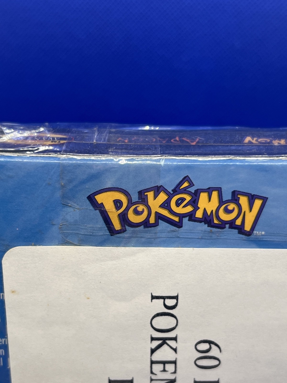 Vintage 2000 SEALED SPANISH Pokemon Apagon Blackout Squirtle Theme Deck
