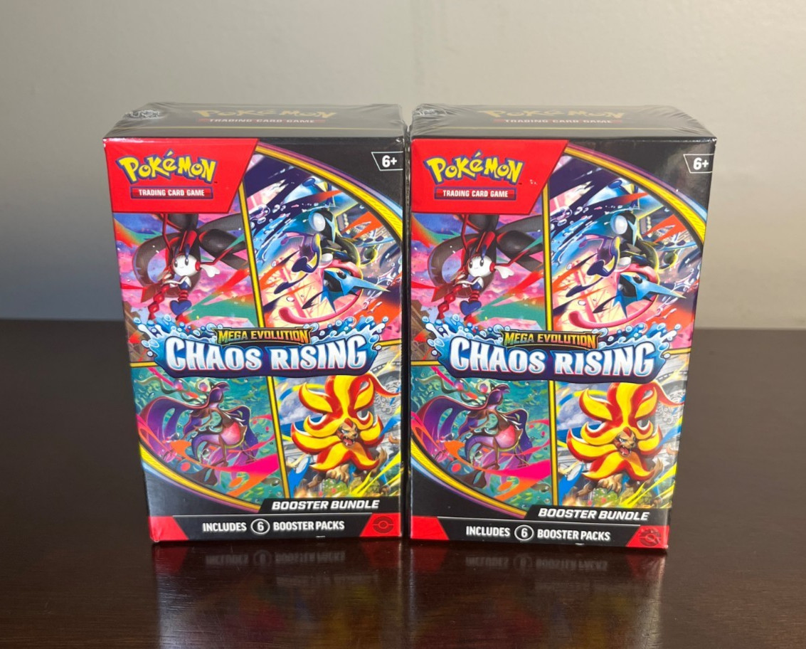 Pokemon Chaos Rising Booster Bundle Boxes – 2x Factory Sealed Boxes