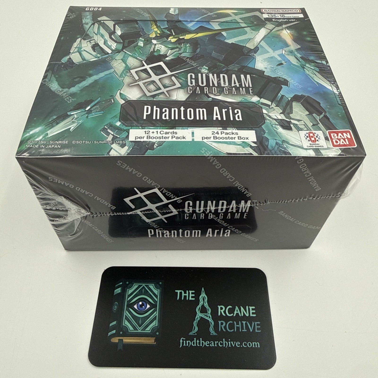 Phantom Aria Booster Box GD04 Gundam Card Game New Sealed English Clean Wrap