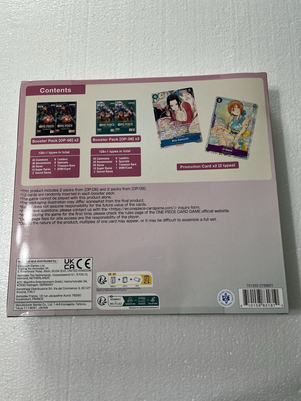 Bandai One Piece Card Game Illustration Box Vol. 1 /English Booster/Promo