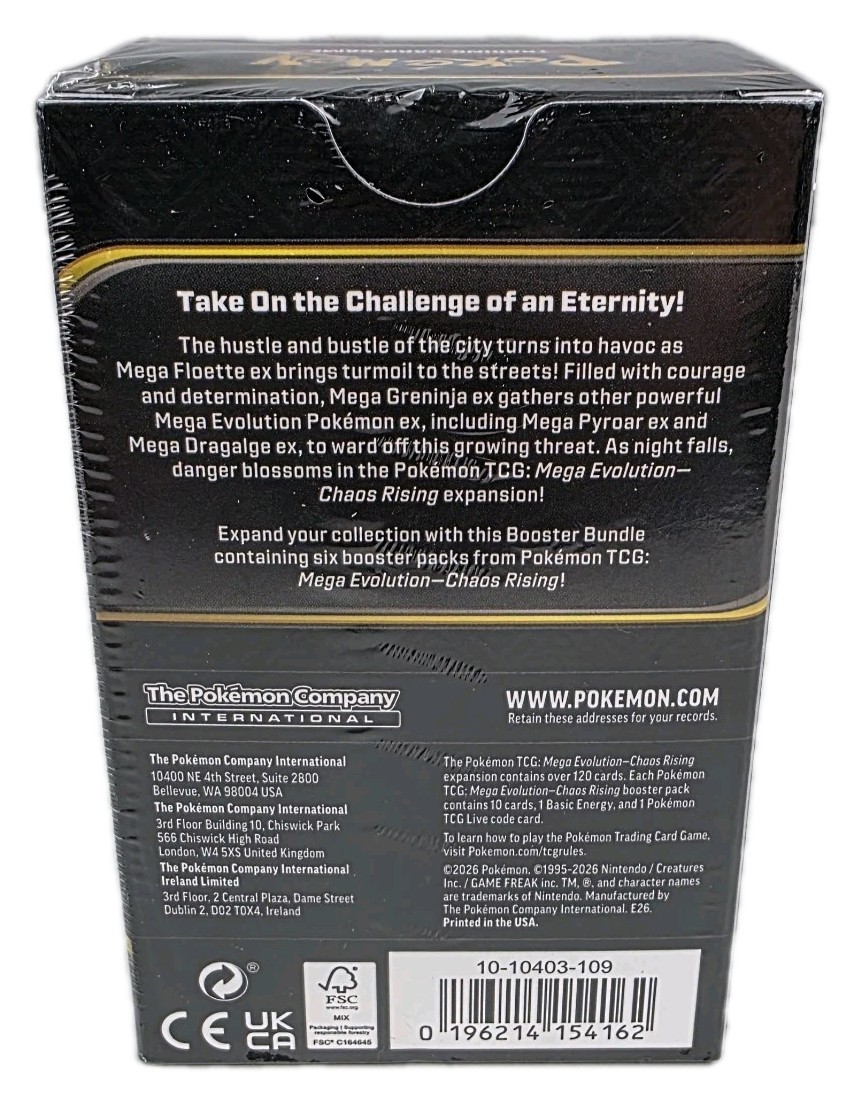 Pokemon Chaos Rising Booster Bundle Factory Sealed Box And Packs