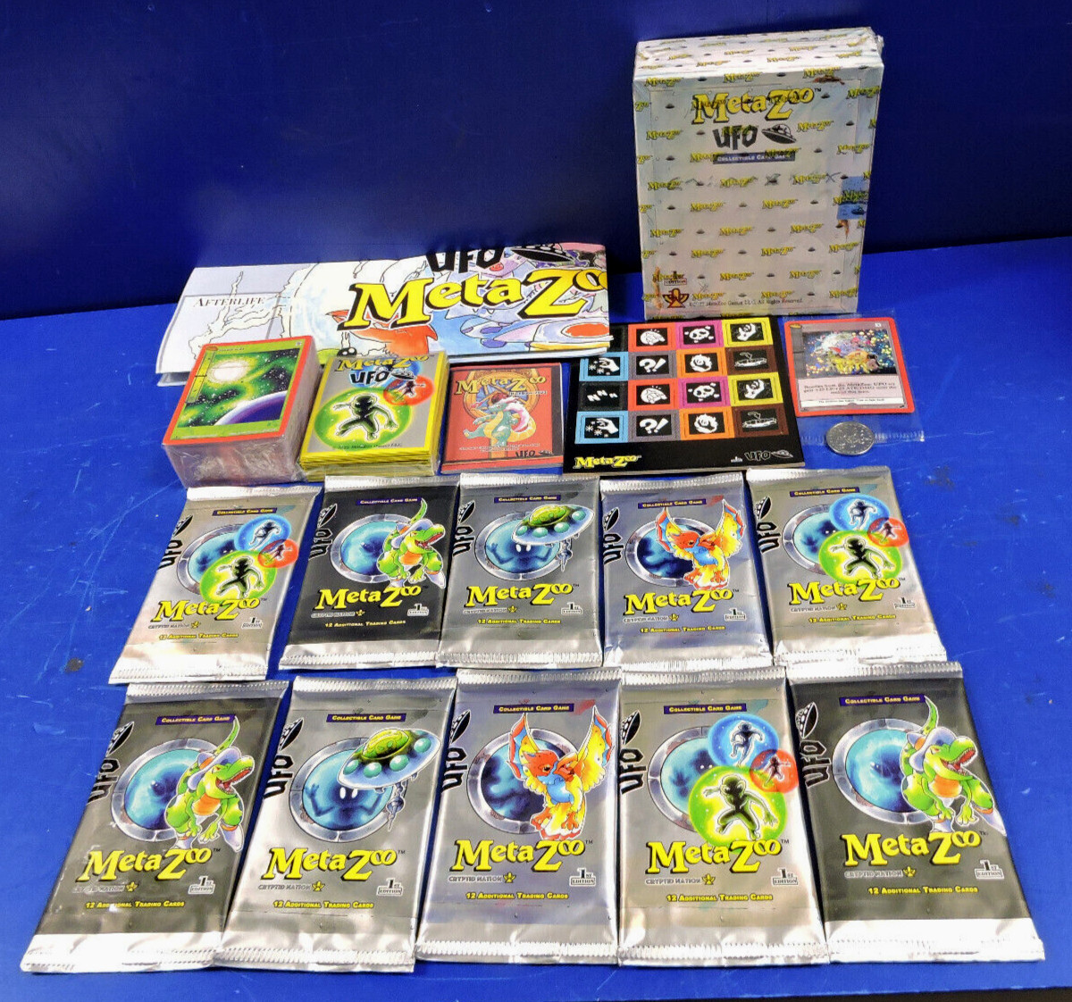 NEW MetaZoo UFO Spellbook 1st Edition Cryptid Nation / Complete Set / SEALED
