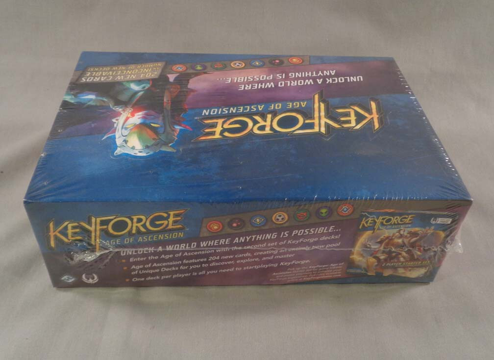 Fantasy Flight Card Games KeyForge Age Of Ascension Sealed Deck Display SG-204