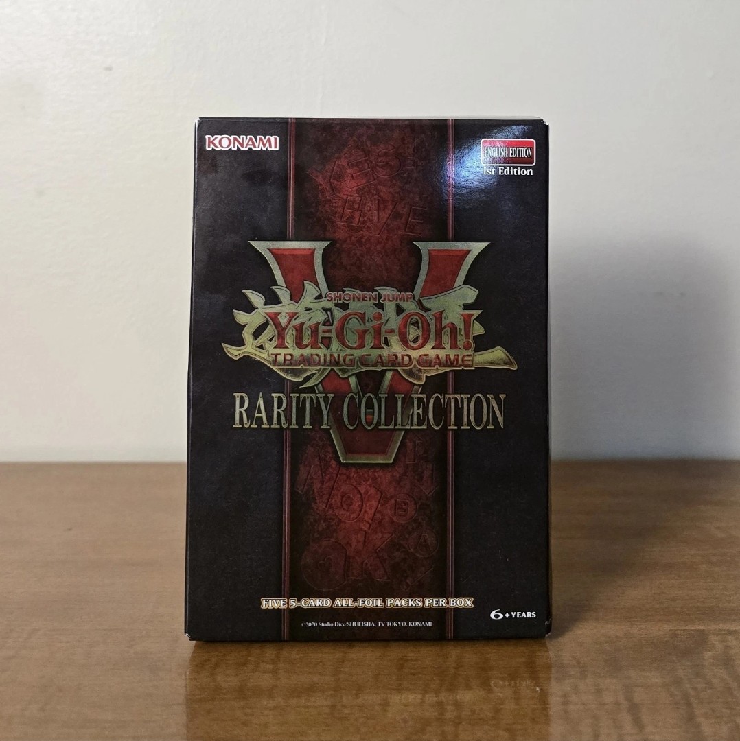 Yu-Gi-Oh TCG Rarity Collection 5 V Box 1st Edition Factory Sealed 🚚✅