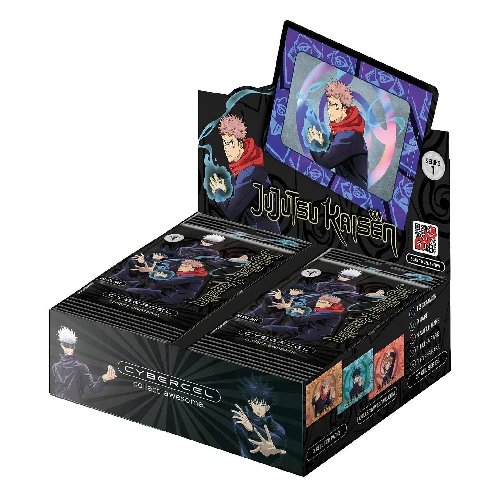 2023 Cybercel Jujutsu Kaisen Hobby Box – Series 1 Factory Sealed. 27 Cel Series!