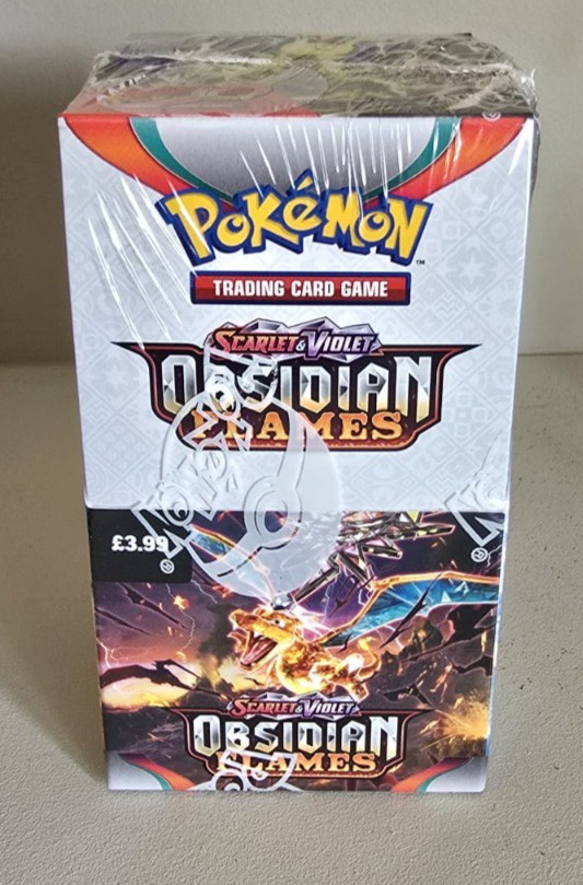 Pokemon Obsidian Flames Half Booster Box 18 Packs – New & Sealed