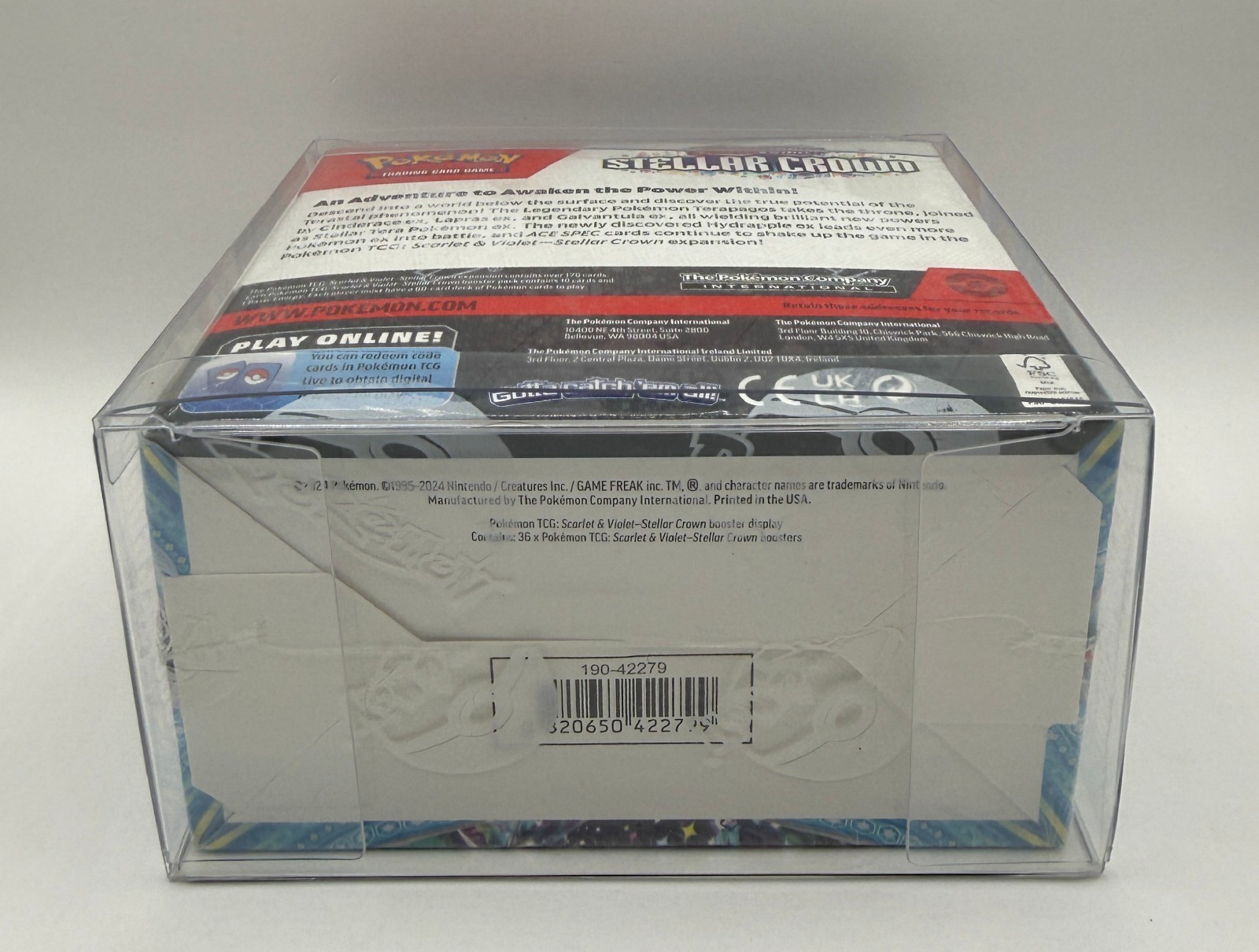 Pokémon TCG Scarlet & Violet Stellar Crown Booster Box Sealed – SMALL DENT READ*