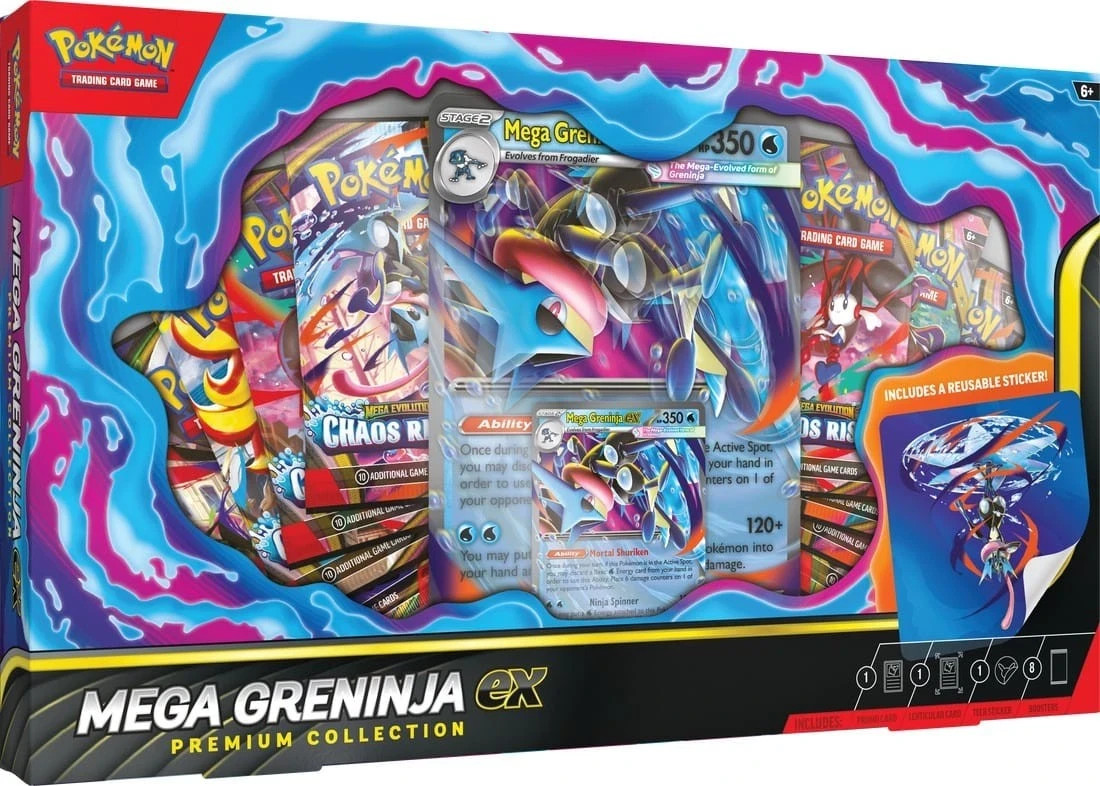 Pokemon TCG: Mega Greninja ex Premium Collection Factory Sealed Box