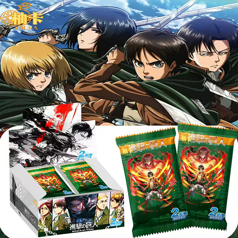 Attack On Titan Premium 30 Pack Booster Box Trading Card Anime CCG NEW Youka
