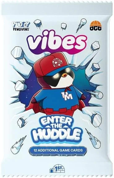 Vibes Pudgy Penguins TCG: Enter the Huddle 1st Edition Booster Box – 24 Packs