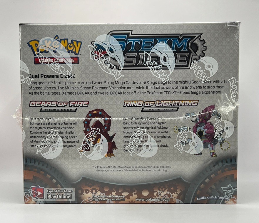 (403248) Pokemon XY Steam Siege Theme Deck Display Box – Factory Sealed
