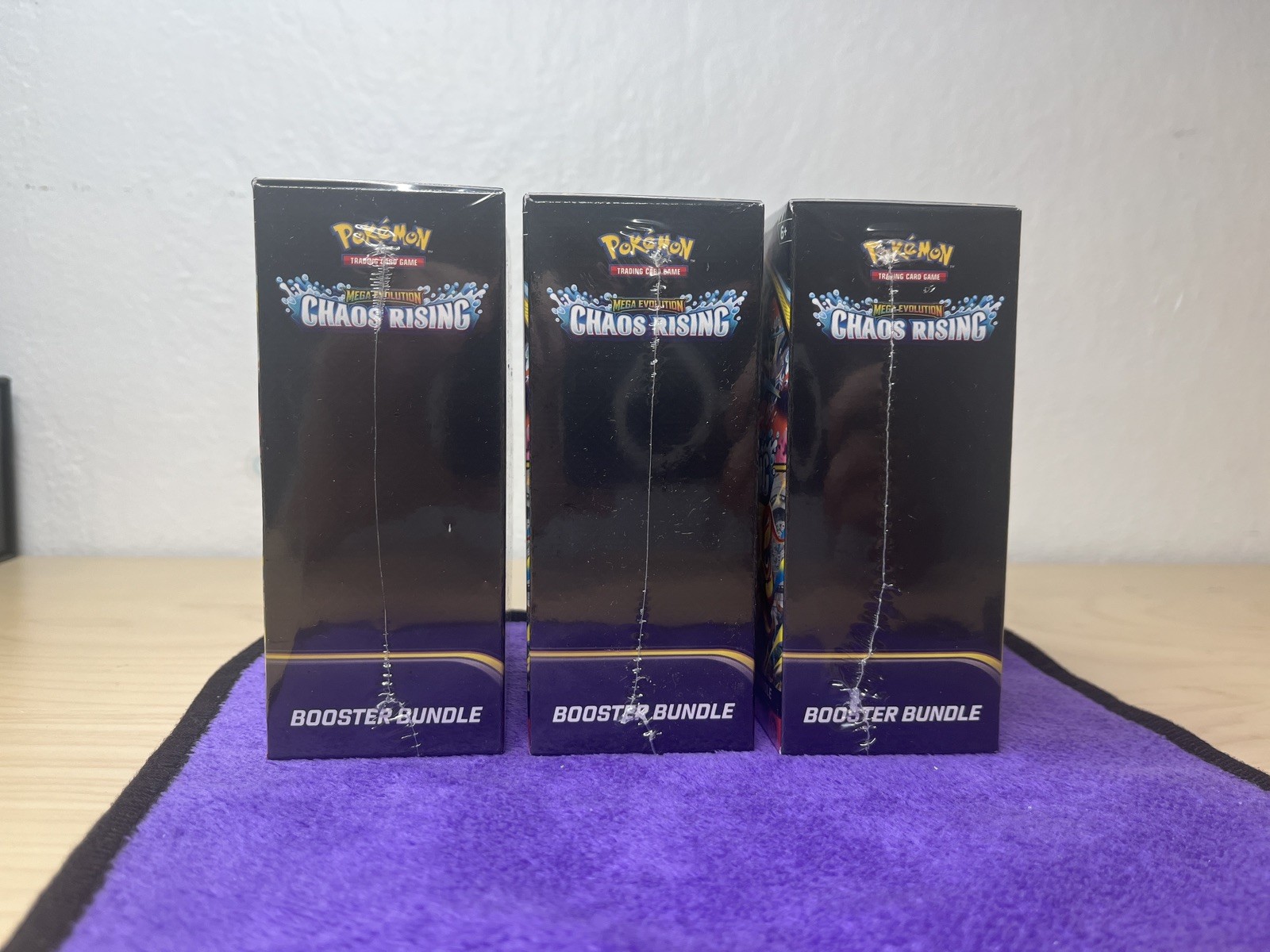 Lot of 3 Chaos Rising Booster Bundles SEALED NEW