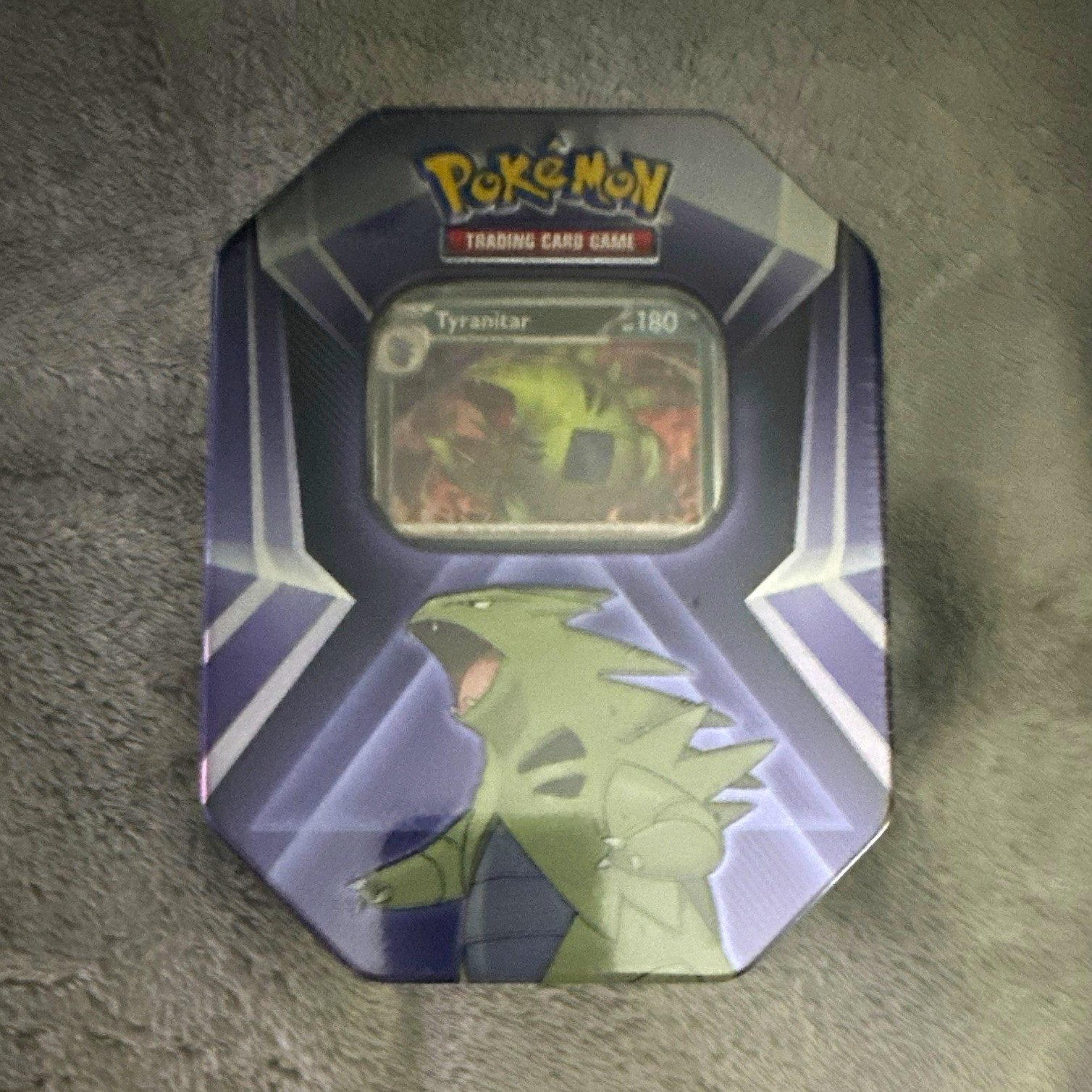 Pokémon TCG Tyranitar Sealed Tin/Box, Set Unknown, 1 Box