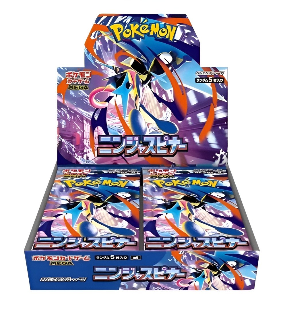 Ninja Spinner Booster Box SEALED M4 Japanese Pokemon 2026 100%NEW