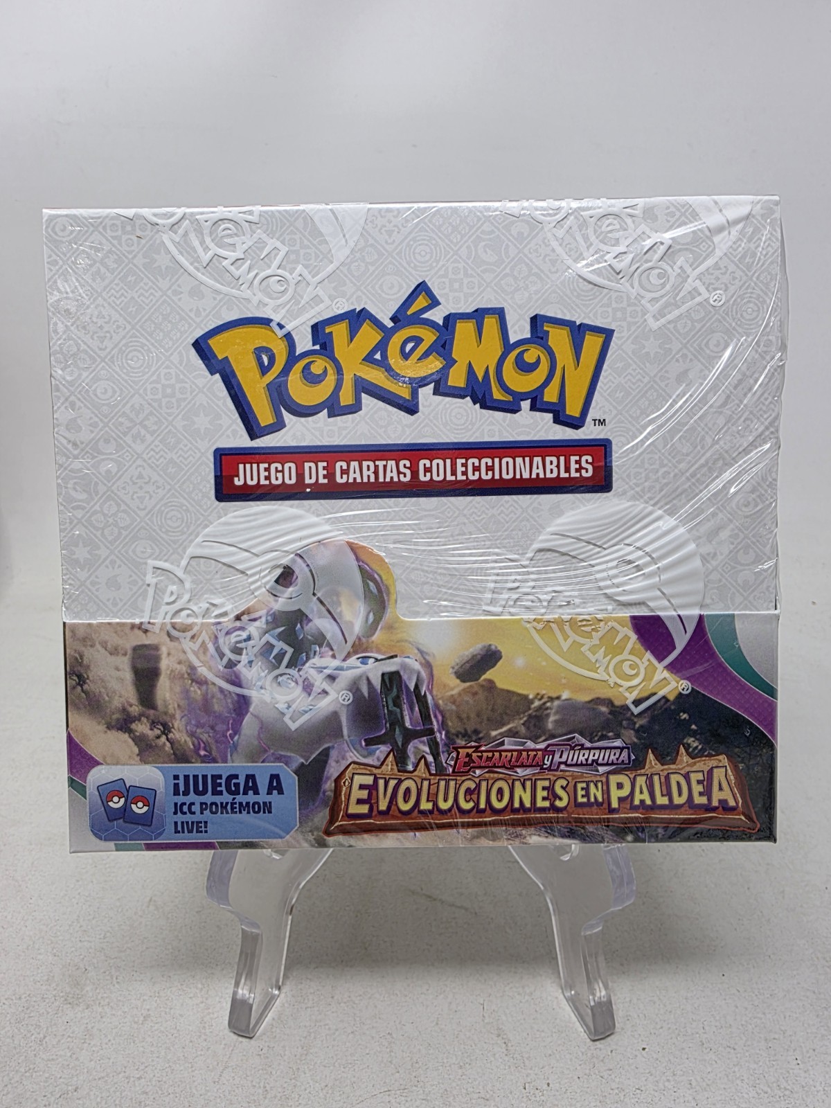 SPANISH Pokémon TCG Scarlet & Violet Paldea Evolved Booster Box – Factory Sealed