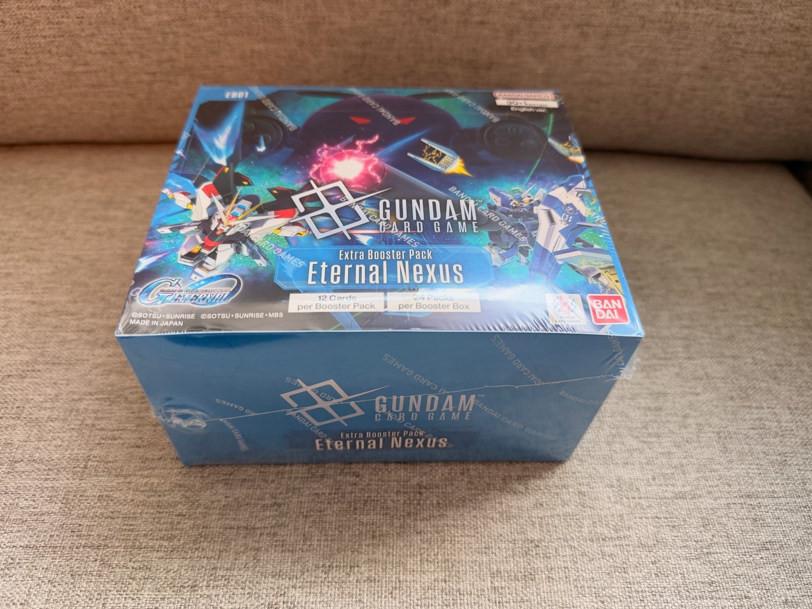 Gundam Card Game Eternal Nexus EB01 Booster Box 24 Packs English Sealed