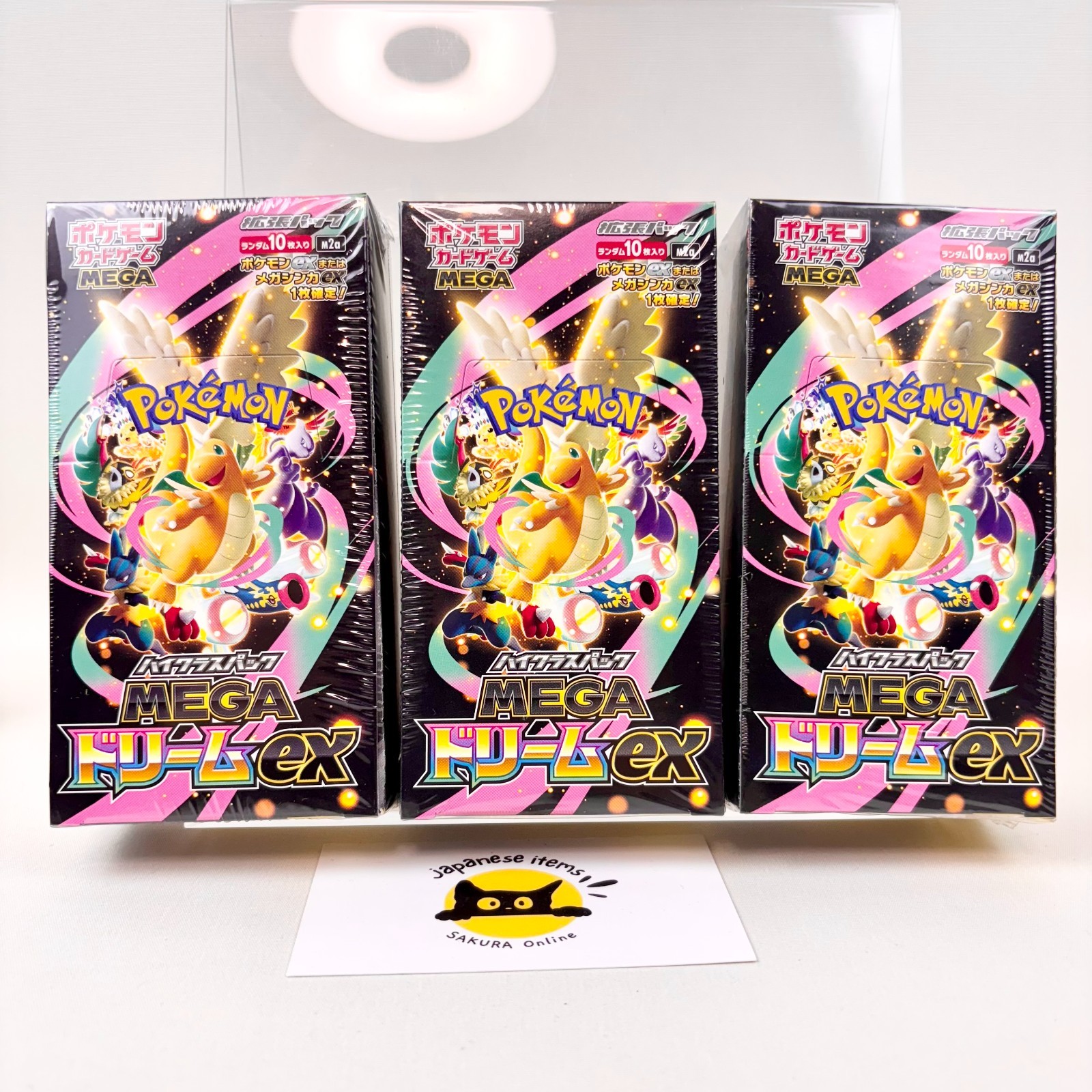 Pokemon Card High Class Pack MEGA Dream ex Japanese Booster Box Sealed 3BOX Set