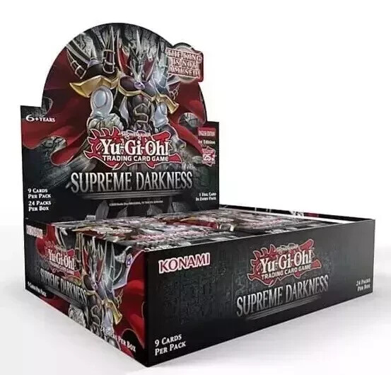Yugioh Supreme Darkness Booster Box 1st Edition Factory Sealed New English