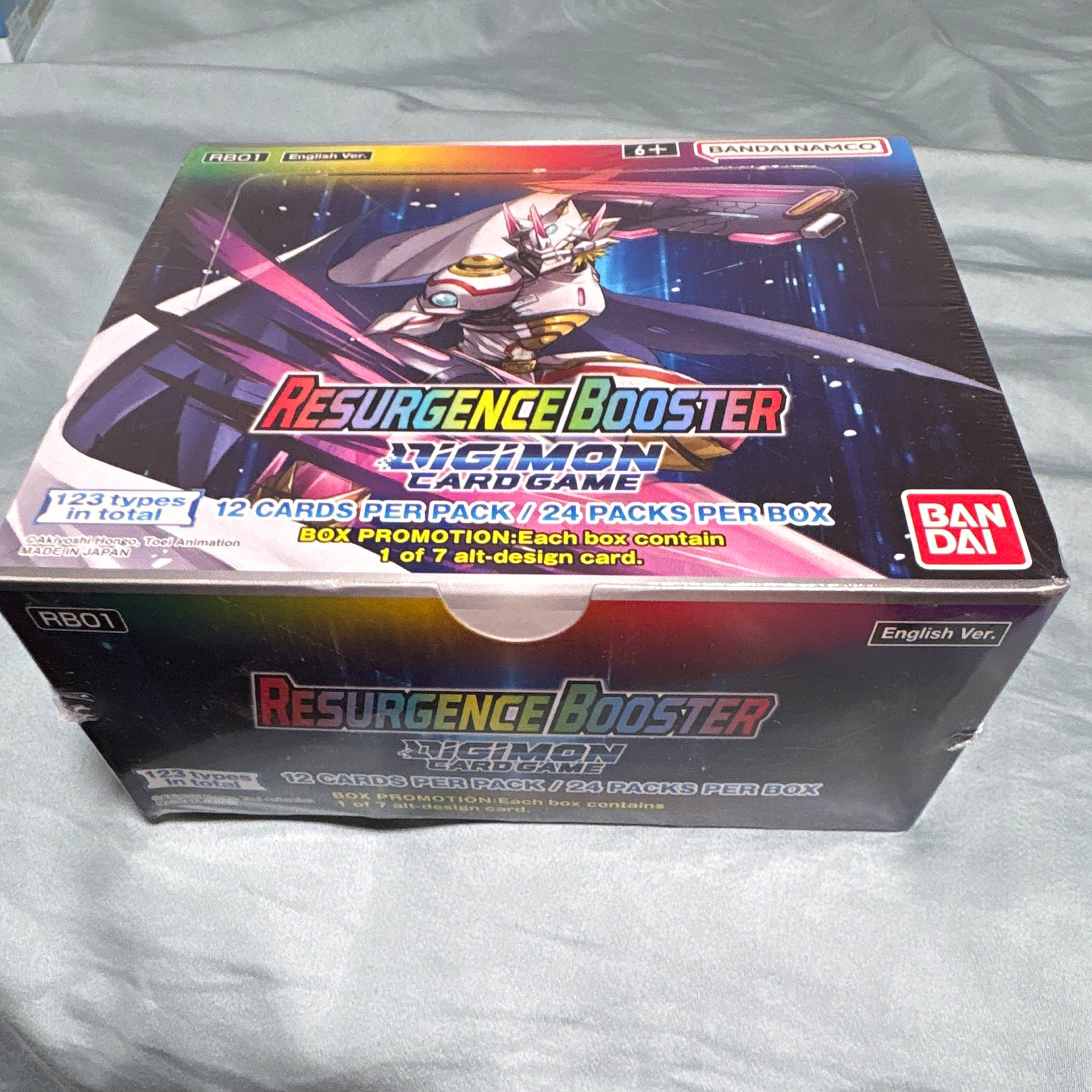 Bandai Digimon Card Game Resurgence Booster RB01 Booster Box English 24 Packs