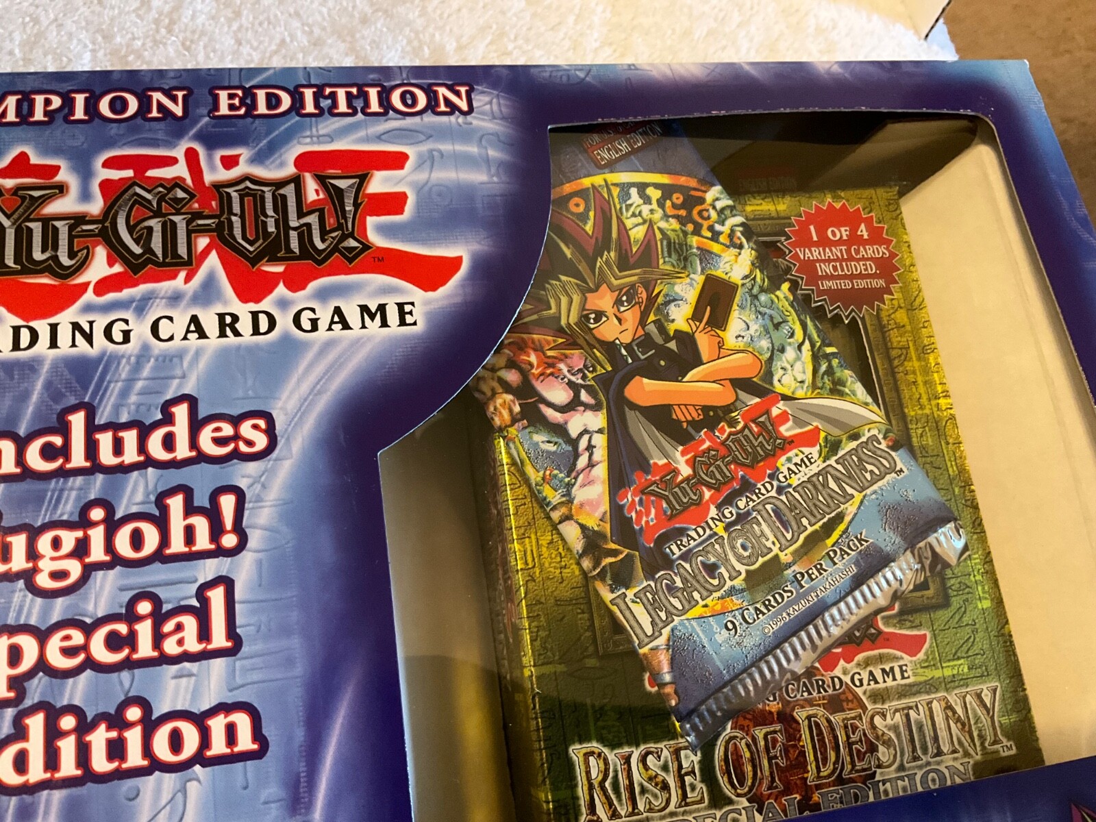Yu-Gu-Oh! Champion Edition W/ Rise of Destiny Special Edition Box FACTORY SEALED