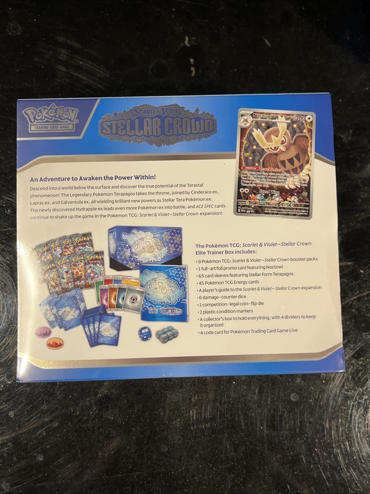 Pokemon Stellar Crown Elite Trainer Box (ETB) SV07 TCG New Sealed