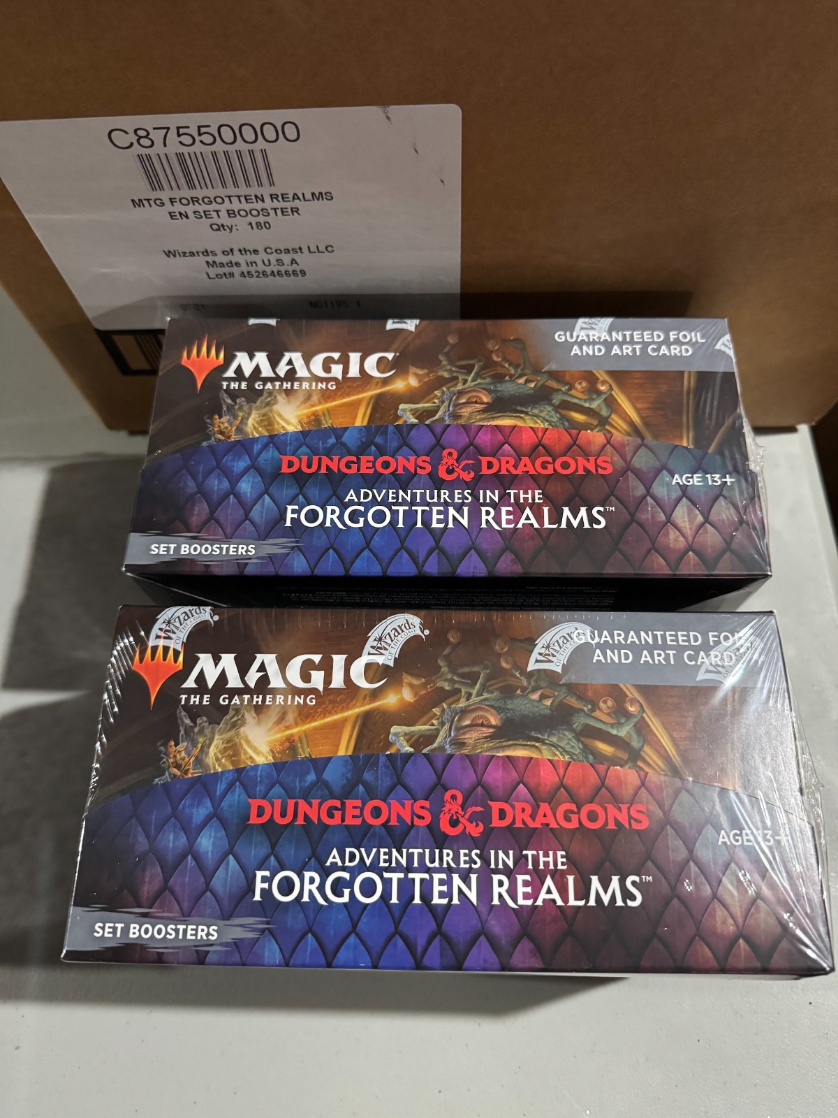 Set Booster Box MTG Adventures in The Forgotten Realms 30 packs