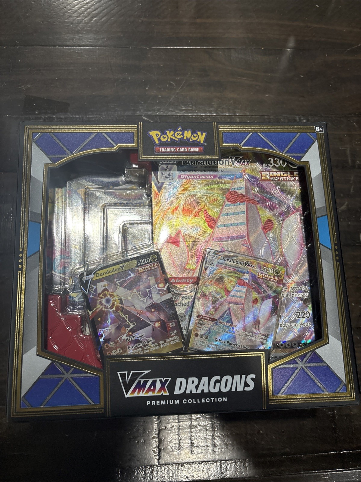 Pokémon TCG VMax Dragons Premium Collection Rayquaza Duraludon Brand New Sealed