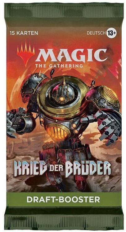 Booster WAR of the Brothers / Brothers’ War (German) Mox Amber + Wurmcoil + Mishra