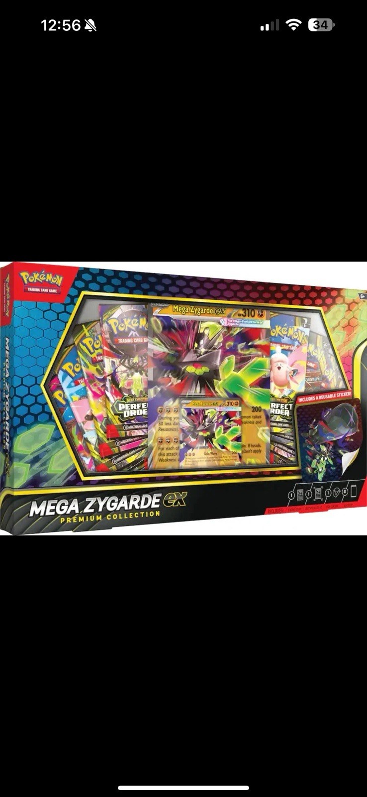 Mega Zygarde Ex Box Perfect Order Us Seller Premium Collection