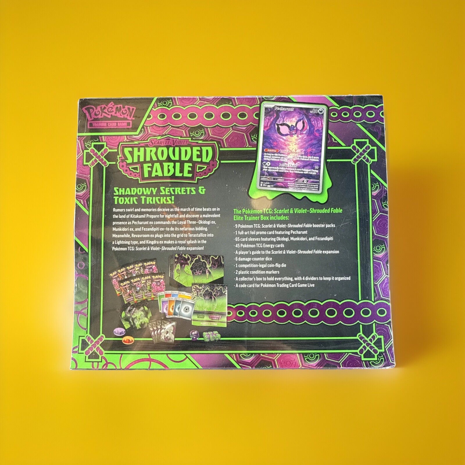 Shrouded Fable Elite Trainer Box ETB New Factory Sealed Scarlet & Violet Tcg