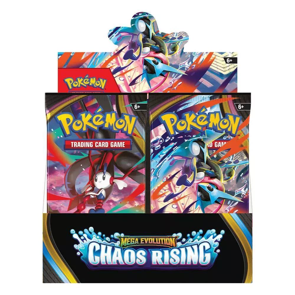Pokemon TCG Mega Evolution Chaos Rising Booster Box 36 Packs Display NEW SEALED