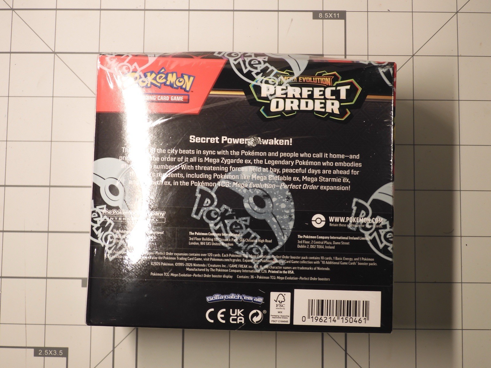 Booster Box Perfect Order ME03 Pokemon TCG