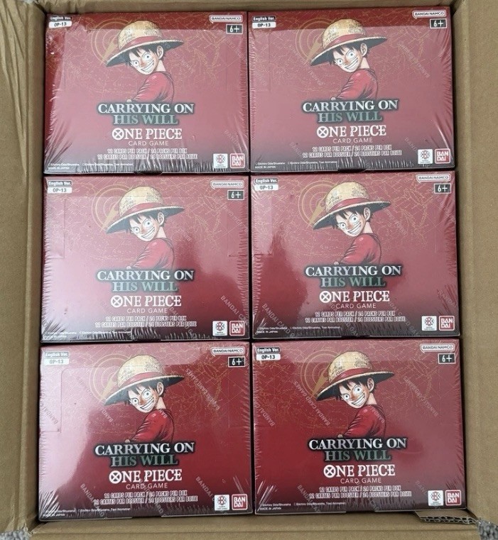 One Piece OP-13: Carrying On His Will Booster Box English (FROM SEALED CASE!)