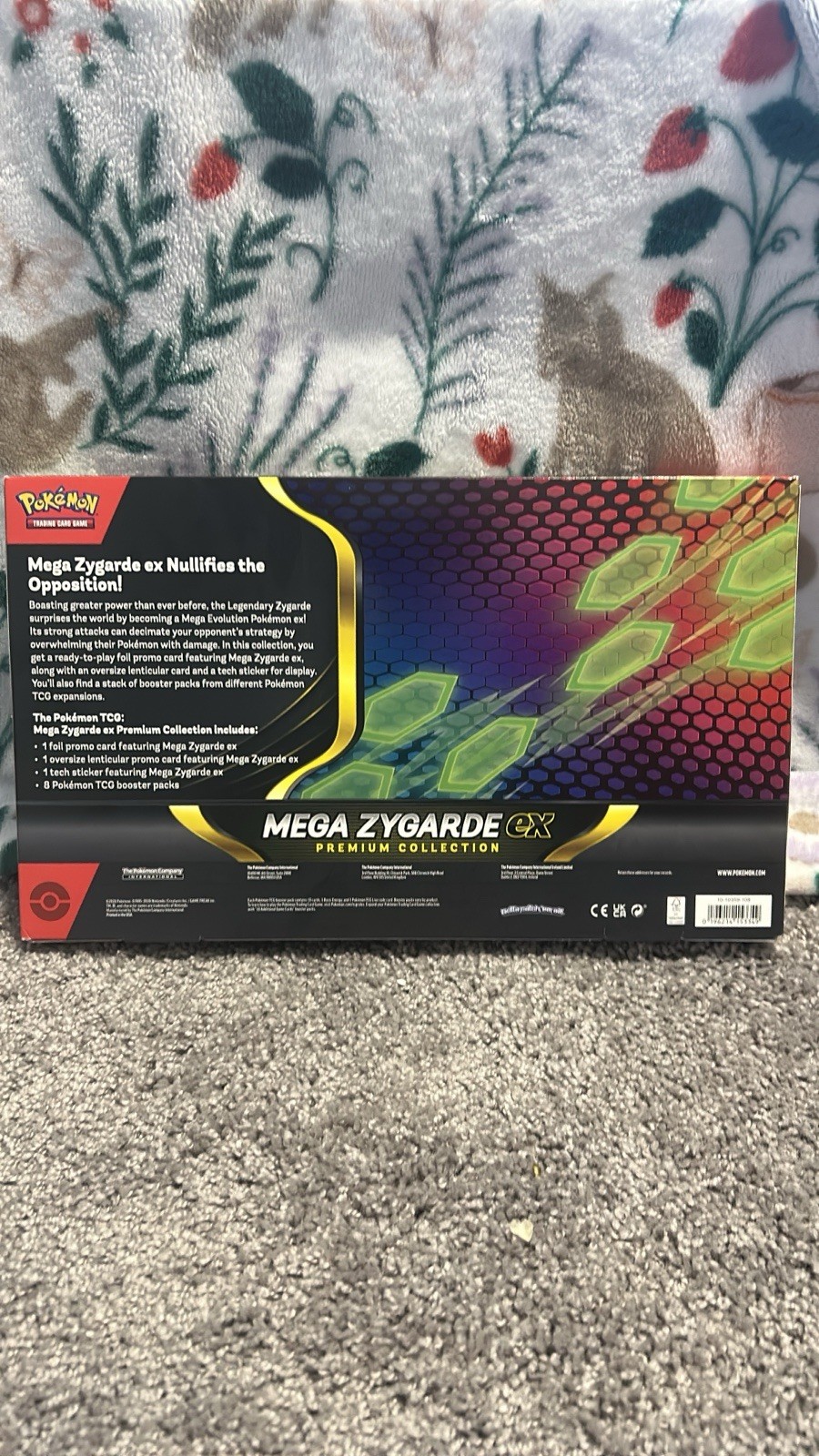 Pokémon TCG Mega Zygarde EX Premium Collection Box 8 Packs Promo Oversize