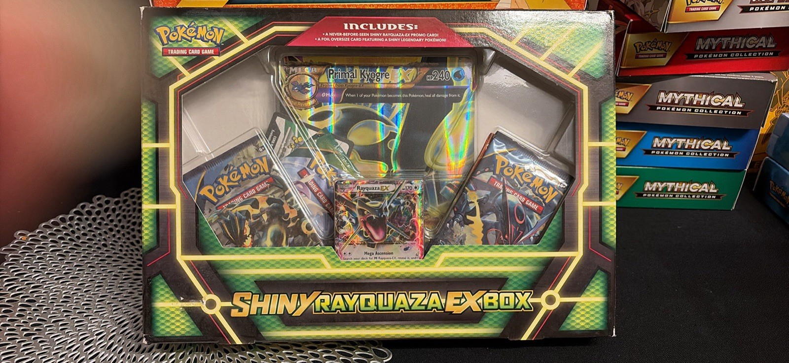 2015 Pokemon Shiny Rayquaza Ex Box Brand New XY Era