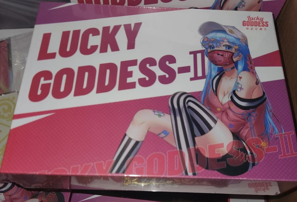 Lucky Goddess-2 NEW Factory Sealed Box • Waifu Anime TCG • Goddess Story Trading