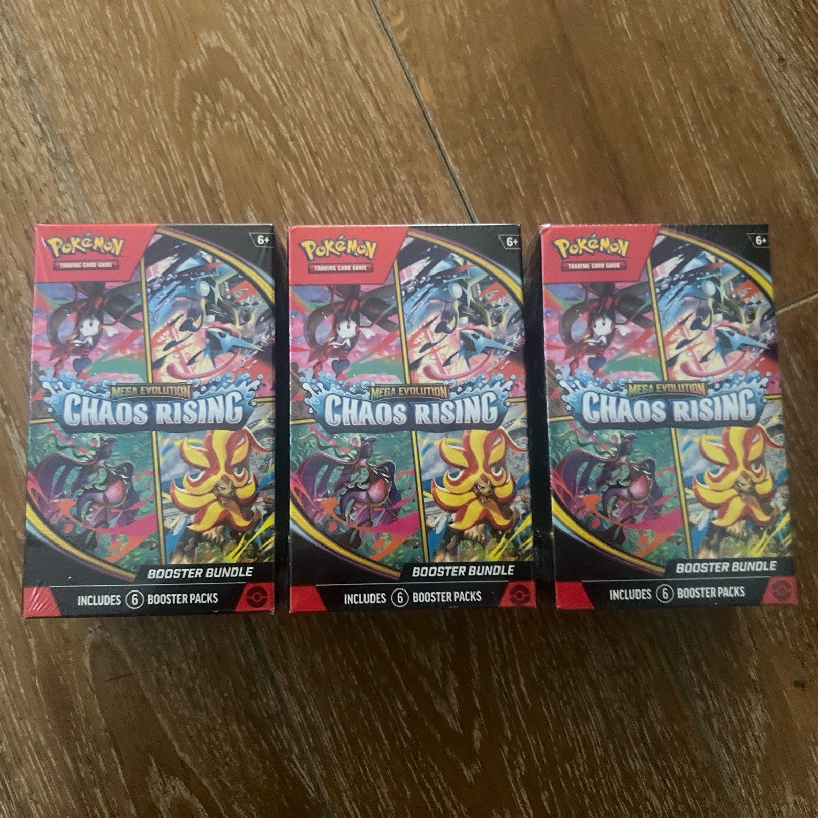 Pokemon TCG ME04 Chaos Rising Booster Bundle New Sealed – LOT OF 3