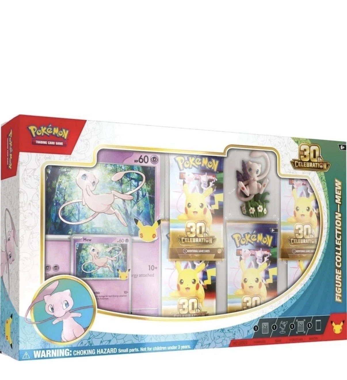 Pokemon 30th Anniversary Figure Collection Mewtwo/Mew Figure Collection-Lot of 1