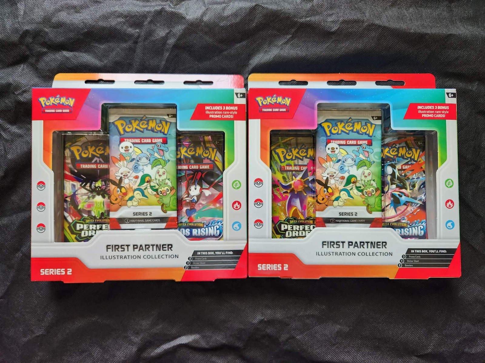 2x First Partner Illustration Collection Series 2 Pokemon NEW/UNOPENED