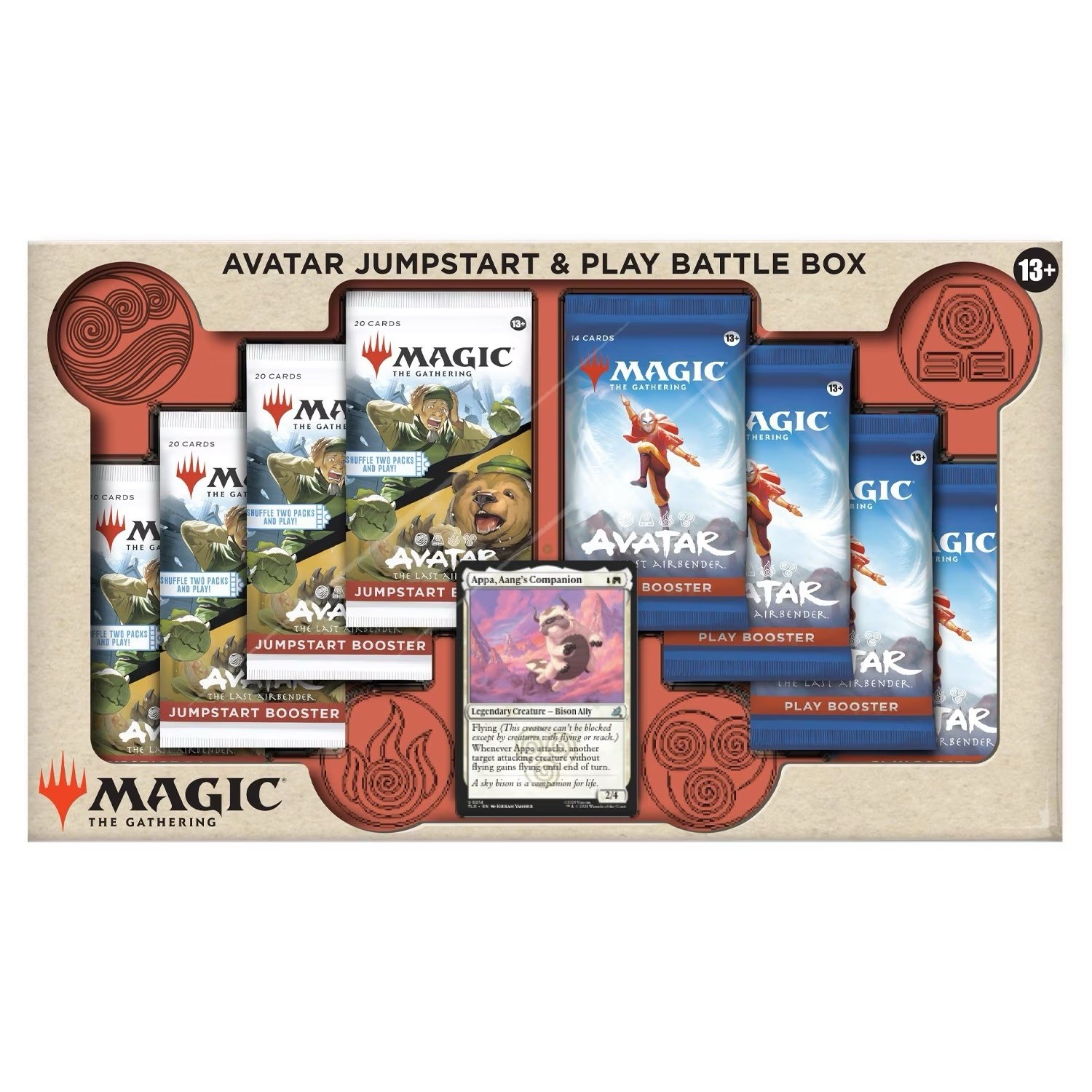 Magic the Gathering Avatar Jumpstart & Play Battle Box (New in Box) 8 Packs