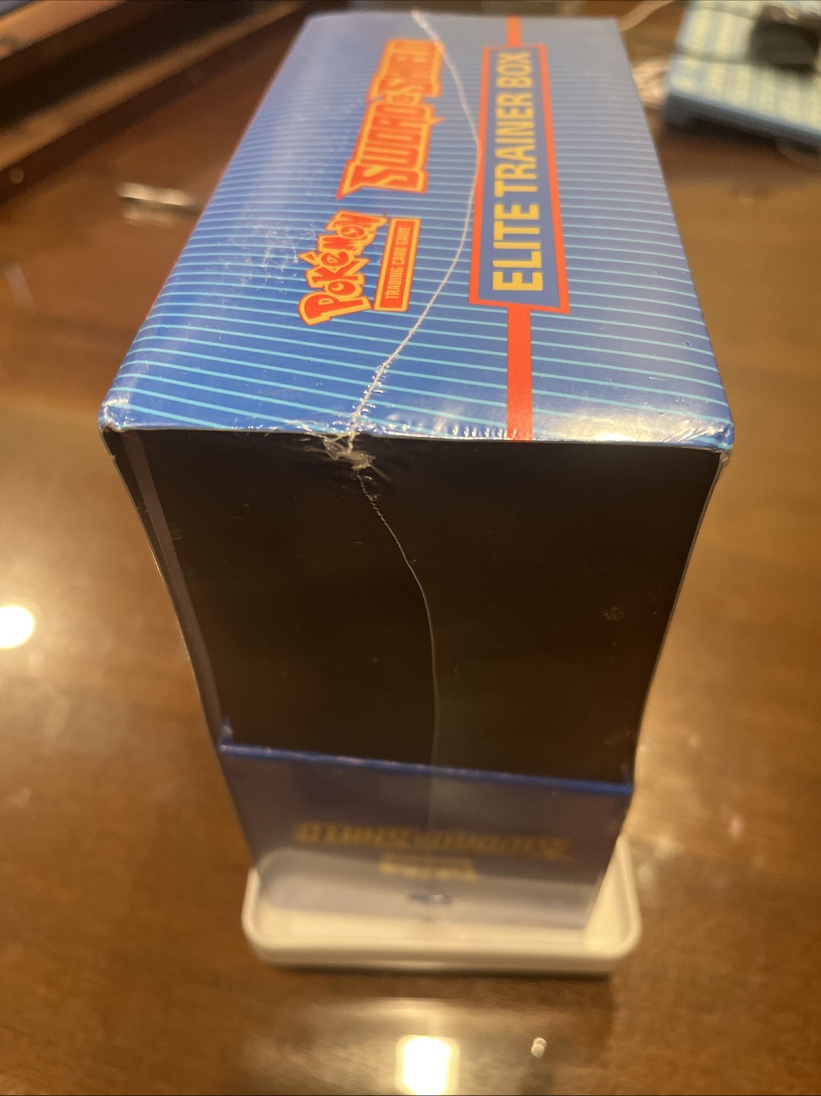 Pokemon Sword and Shield Base Set ETB Elite Trainer Box (small tear)