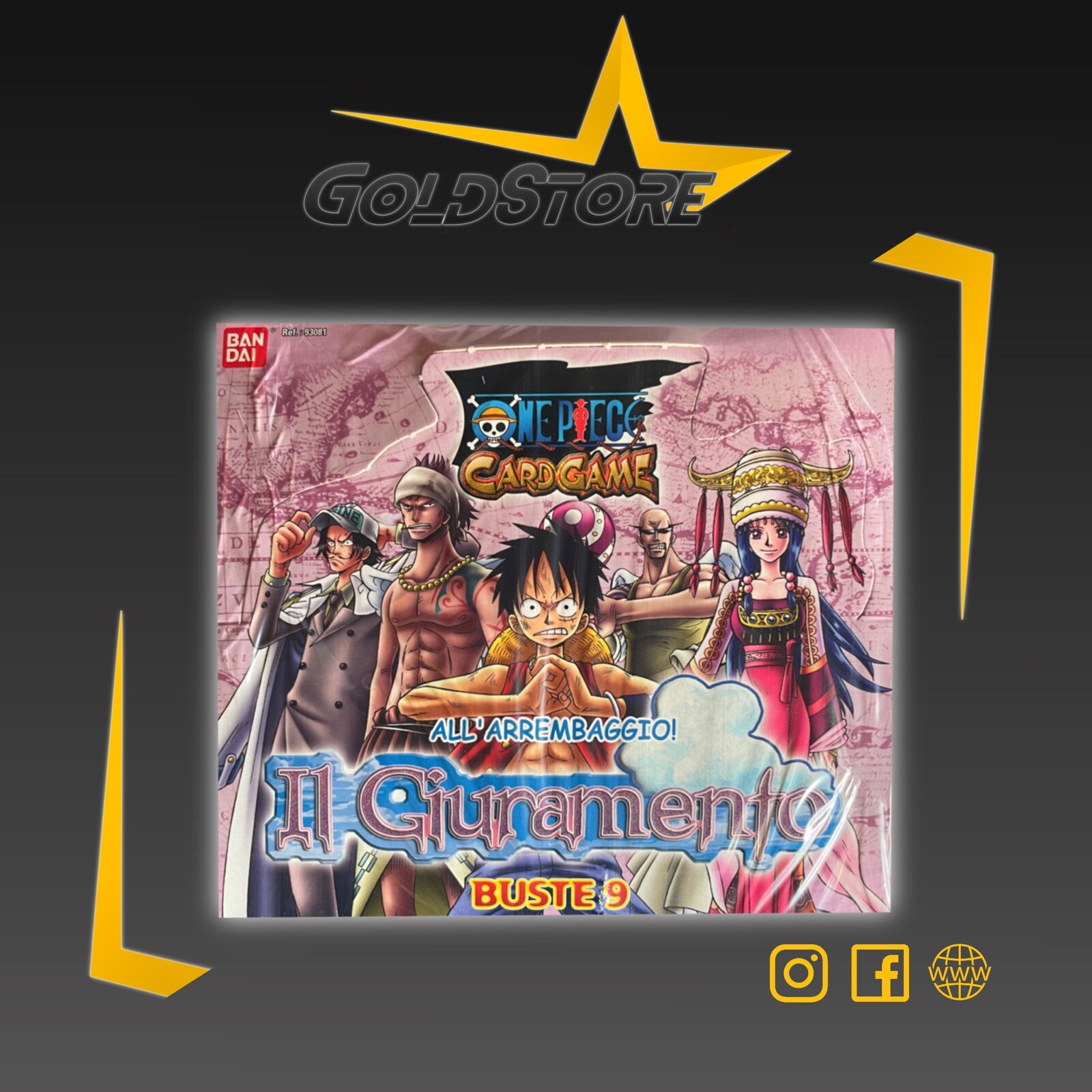 ONE PIECE CARD GAME – THE OATH – SERIES 9 – BANDAI – 30 SACHETS A BOX IT