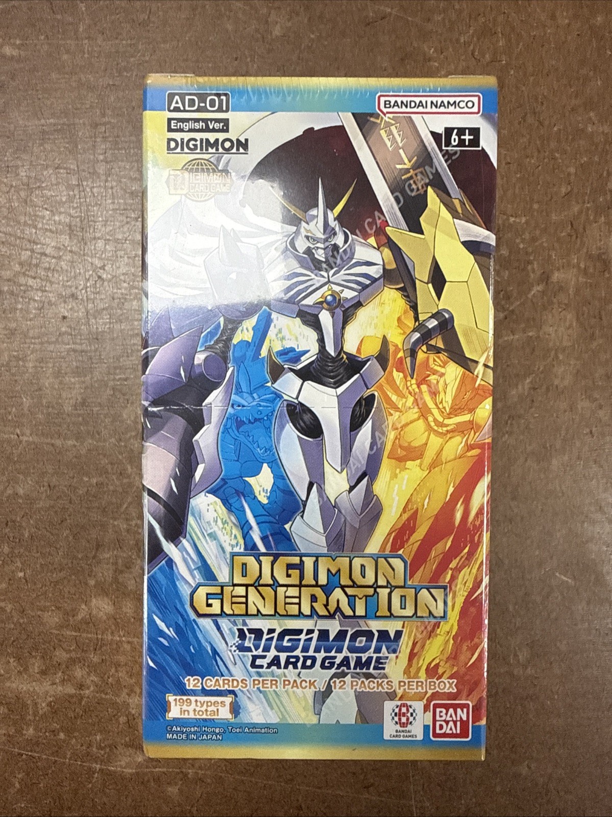 Digimon TCG Advanced Booster Digimon Generation AD-01 Booster Box Sealed English