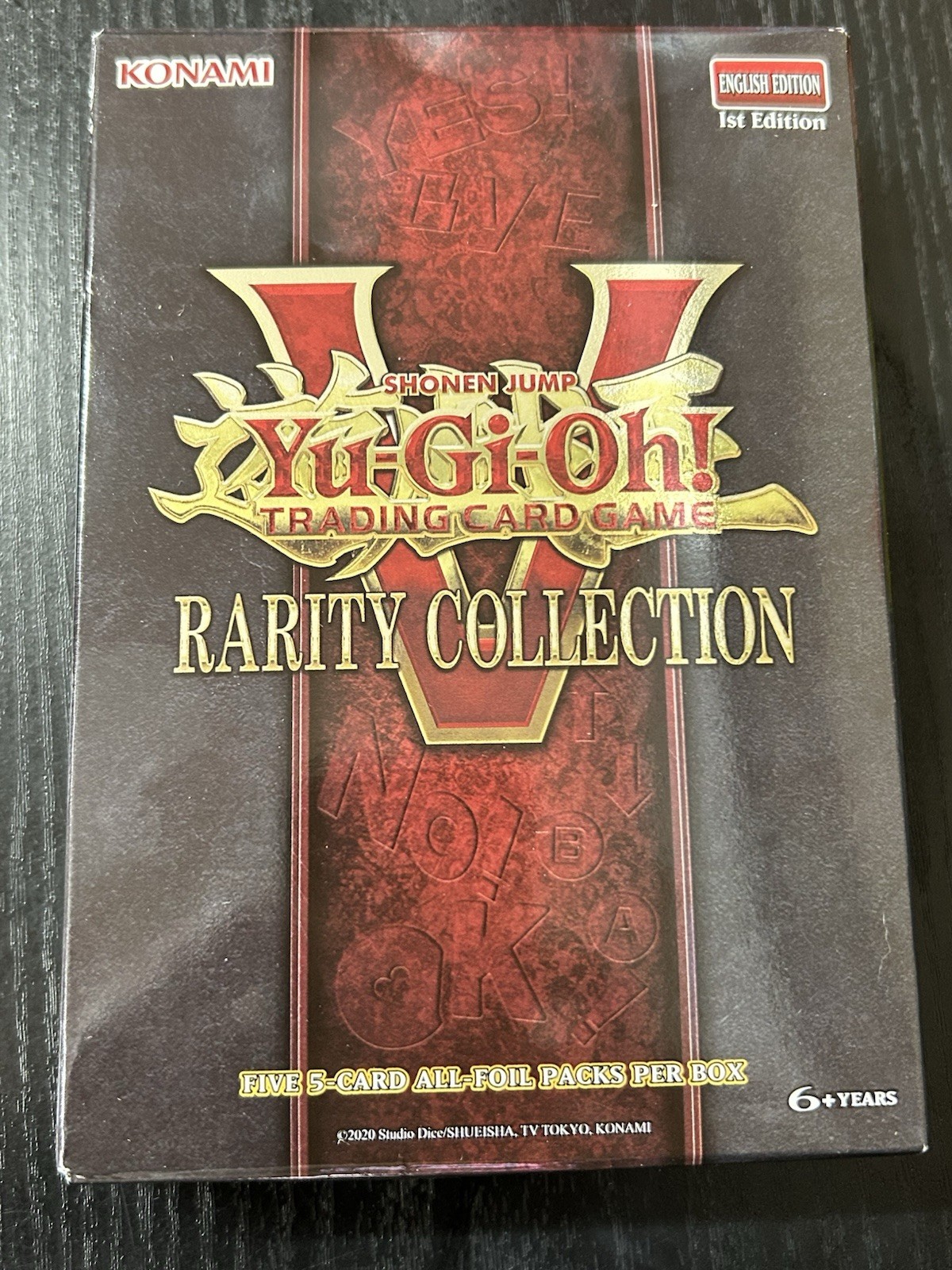 Yu-Gi-Oh TCG Rarity Collection 5 V Box 1st Edition Factory Sealed 🚚✅