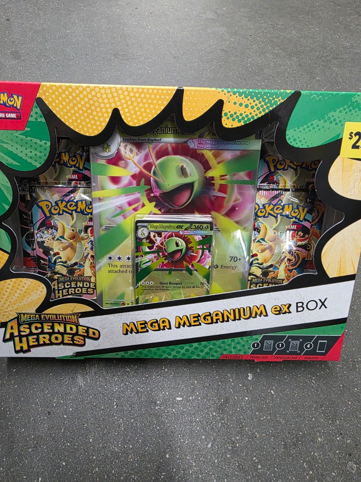 Pokemon TCG Mega Meganium ex Box Mega Evolution Ascended Heroes – New Sealed