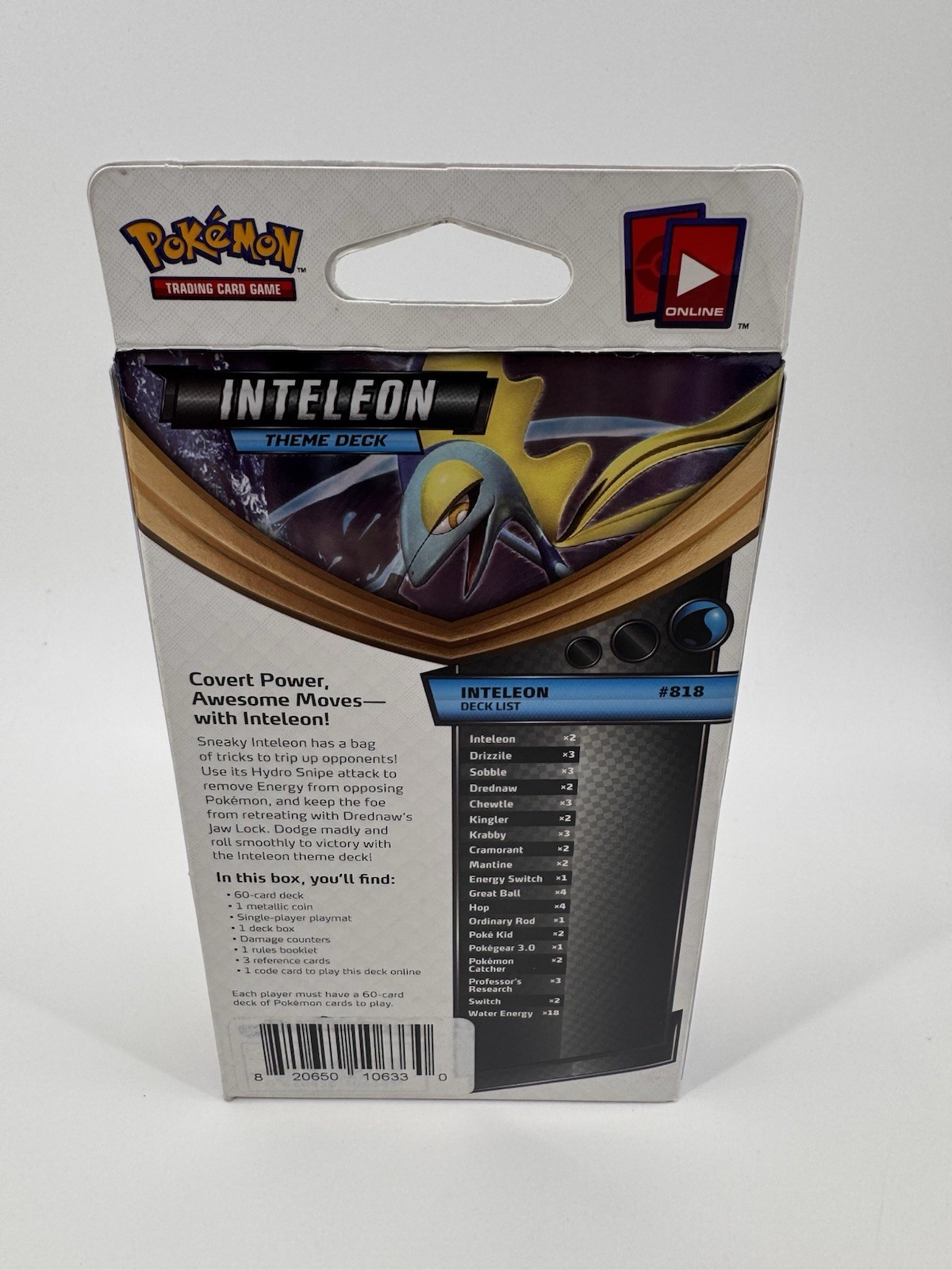 Pokemon Sword & Shield Inteleon Theme Deck Sealed