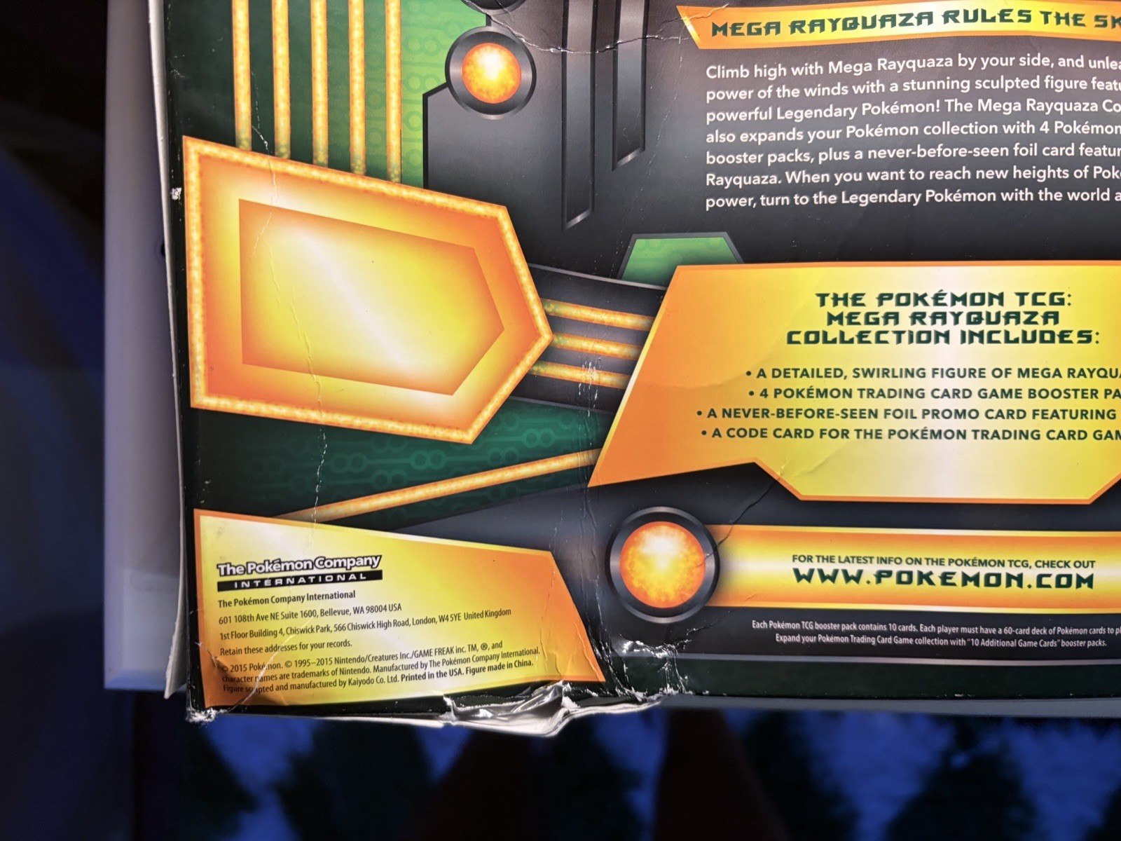 Pokémon Mega Rayquaza Collection Box Sealed